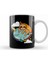 Cute & Funny Sloth Riding Narwhal Animal Friends Kupa Bardak Porselen 1