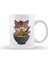 Cute & Funny Anime Kitty Ramen Kawaii Cat Kupa Bardak Porselen 1