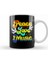Peace Love Music Rave Festival Musical Hippie Kupa Bardak Porselen 1
