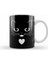 Tuxedo Cat Face With Heart Cute Ginger Cat Kedi Kupa Bardak Porselen 1