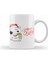 Yılbaşı Yeni Yıl Konseptli Snoopy Merry Christmas Kupa Bardak Porselen 1