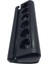 12 Modül Açılı Alüminyum Priz Kasası Seti Siyah Dolu 5V 2.1A Type-C/Usb Şarj -45*45Şebeke Priz 2