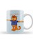 Gamer Garfield Crazy Frog T Pose Kupa Bardak Porselen 1