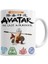 Avatar Anime Element Fire Water Earth Thunder Wind Kupa Bardak Porselen 1