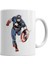 Captain America Splash Art Kupa Bardak Porselen 1