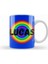 Lucas Name Custom Vintage Retro Rainbow Style Design Gift Baby Gift For Him Kupa Bardak Porselen 1