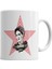Frida Kahlo Kırmızı Kupa Bardak Porselen 1