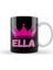 Ella Name Personalized Custom Vintage Retro Rainbow Style Design Gift Baby Gift For Her Kupa Bardak Porselen 1