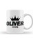Oliver Name Custom Design Gift Baby Gift For Him Kupa Bardak Porselen 1