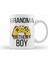 Grandma Of The Birthday Boy Matching Video Game Birthday Kupa Bardak Porselen 1