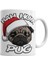 Bah Hum Pug Christmas Kupa Bardak Porselen 1