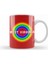 West Virginia Vintage Retro Rainbow Style Kupa Bardak Porselen 1