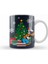 Goofy Around The Christmas Tree Kupa Bardak Porselen 1