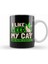 Cat Weed I Like My Cat Gift Kupa Bardak Porselen 1