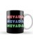 Nevada State Flag Gift Vintage Retro Rainbow Style Kupa Bardak Porselen 1