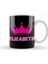 Elizabeth Name Personalized Custom Vintage Retro Rainbow Style Design Gift Baby Gift For Her Kupa Bardak Porselen 1