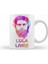 Lula Lıvre Colorido Abstrato Kupa Bardak Porselen 1
