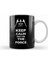 Star Wars Keep Calm And Use The Force Kupa Bardak Porselen 1
