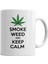 Smoke Weed And Keep Calm Connect Kupa Bardak Porselen 1