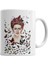 Frida Kahlo Kelebekler Kupa Bardak Porselen 1