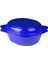Döküm Ekmek Kabı / Terrine. Ölçü 24X27CM. - Mavi 1