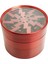 Kırmızı 63 mm Tütün Baharat Herbal Öğütücüsü Parçalayıcı PT55KRX 2