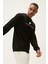Erkek Siyah Sweatshirt You Know Crewneck 4