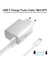 Xiaomi Uyumlu 27W Hızlı Şarj Adaptörü ve Şarj Kablosu Xiaomi Mi 9, 10T, 10S, M3, 11, 1t, 12, Poco X3, F3, M3, Oppo Find Newpole Hızlı Şarj Adaptörü 27W ve Kablosu 2