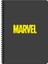 Marvel Seri2 20X28 80 Yp. Çizgili Karton Kapak Spiralli Defter 1
