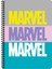 Marvel Seri2 20X28 80 Yp. Çizgili Karton Kapak Spiralli Defter 3