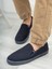 Lacivert Keten Bez Babet Spor Ayakkabı MZ100 3