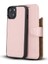 Apple iPhone 14 Uyumlu Deri Cüzdanlı Kılıf Mwwn Nu2 Pembe 1