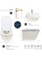 Pure Geo. Beyaz Altın Kanalsız Asma Klozet WH-783N+SOFT Kapak 2
