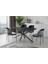 Polo Çapraz High Gloss Yemek Masa Sandalye Takımı 90X160CM 1
