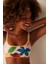 Çok Renkli Yaprak Desenli Pearl Bra Bikini Üstü 1