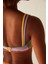 Çok Renkli Yaprak Desenli Pearl Bra Bikini Üstü 3