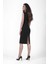Off-Shoulder Asymetric Black Midi Dress 4