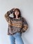 Oversize Basic Kapüşonlu Sweatshirt Kadın Çok Renkli 3