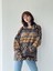 Oversize Basic Kapüşonlu Sweatshirt Kadın Çok Renkli 4