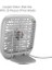 Taşınabilir Mini USB Gürültüsüz Masaüstü Elektrikli Fan (Yurt Dışından) 4