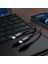 C1-01 Pd 30W 3A Type-C To Lightning Apple iPhone Örgülü Hızlı Şarj ve Data Kablosu Siyah 5