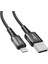 C1-02 Mfı Lightning Apple iPhone Şarj ve Data Kablosu 1.2 Metre Siyah 1