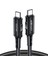 C4-03 Pd Type-C To Type-C 100W 5A Hızlı Şarj ve Data Kablosu Siyah 2