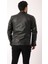 Kuzey Beli Kemerli Suni Deri Ceket Bl 1261 4