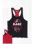 Hard Core Npng Fitness Tank Top Sporcu Atleti Siyah Kırmızı 1