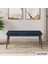 Concept Yay Serisi, 80X132 Açılabilir Masa Takımı, Barok Ahşap Desen Masa 4 Sandalye ve 1 Bench 3