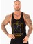 Gym Style Fitness Tank Top Sporcu Atleti Siyah 2