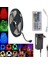 Rgb Şerit LED Set – 5 Metre LED + Adaptör + Kontrol Cihazı + 44 Tuşlu Rf Kumanda – Iç Mekan – 3 Çipli – 12 V - Hazır Tak Çalıştır 1