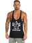 No Pain No Gain Fitness Tank Top Sporcu Atleti Siyah 1