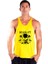 Dead Lift Skull Fitness Gym Tank Top Sporcu Atleti Sarı 1